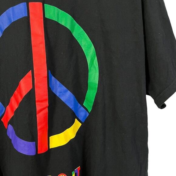 Nike Mens Urban Jungle Peace Sign Short Sleeve T Tee Shirt Top 100% Cotton sz L - Picture 8 of 16